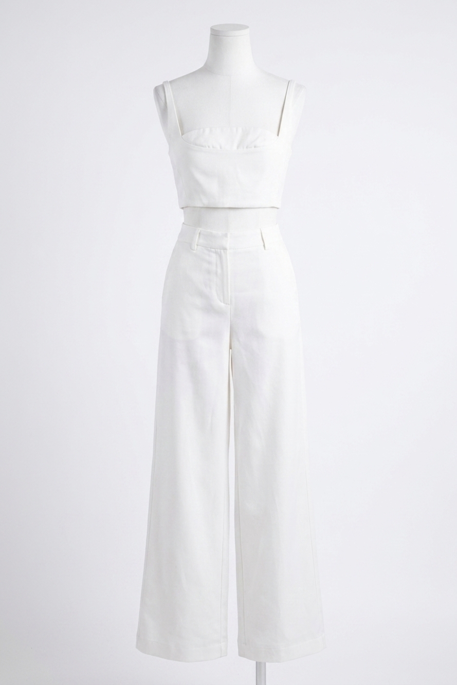 NEW LINE AND DOT celestin sleeveless top in ivory
